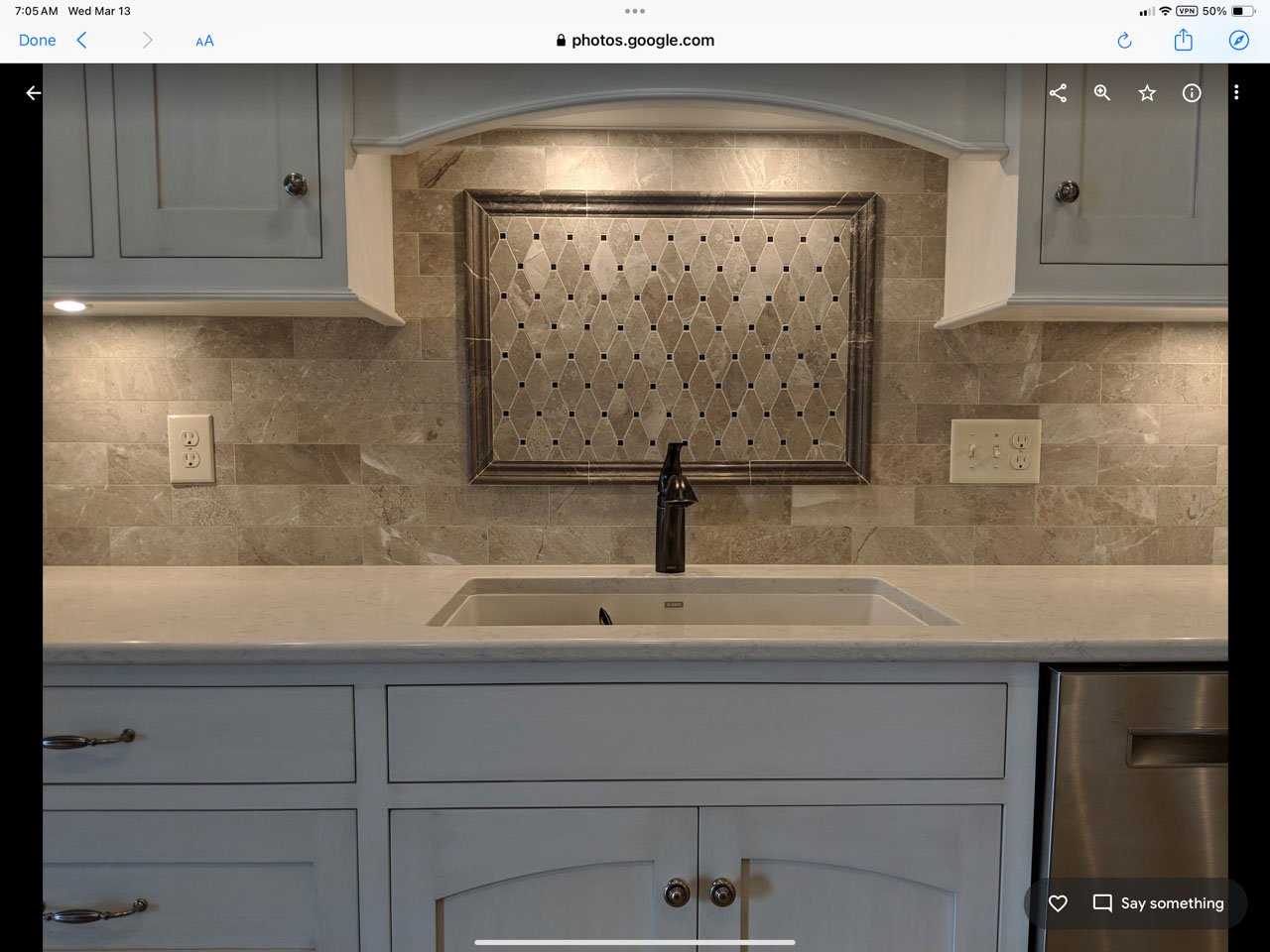 Custom Backsplash Tile Work